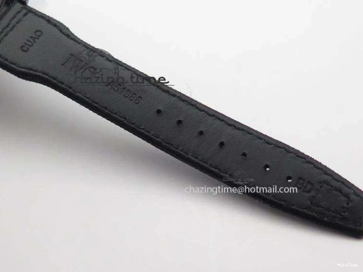 MIROTIME 0404 Comfortable Pilot Chrono IW388003 Real Ceramic ZF 1:1 Best Edition On Black Nylon Strap A 7322